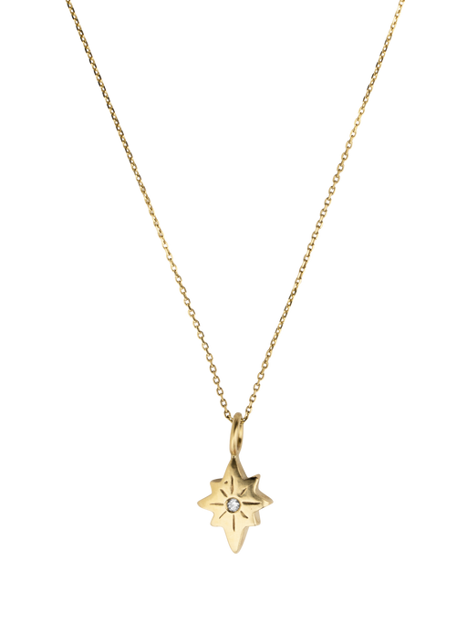 Diamond star necklace photo