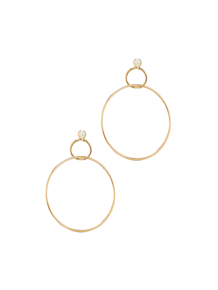 Here my love hoops opal