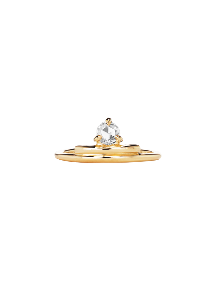 Leroux solitaire with diamond