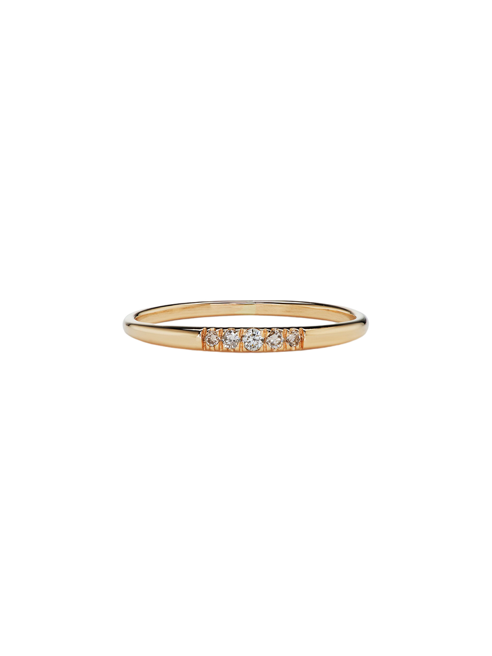 Janie ring with champagne diamonds