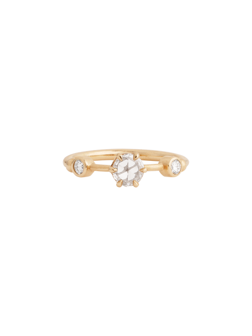 Astor ring with rose cut diamond photo