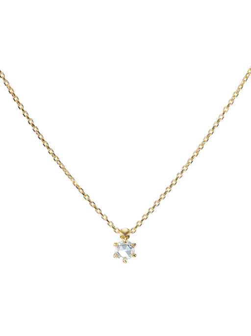 Astor necklace with rose cut diamonds photo