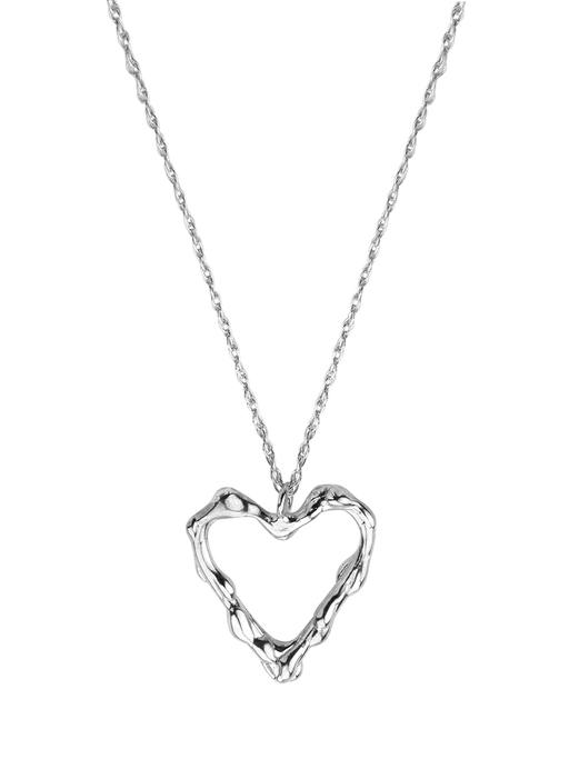 Melted heart pendant photo
