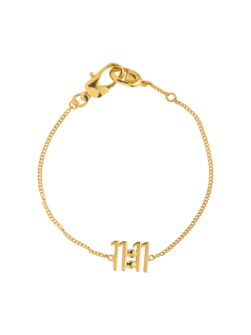 11:11 yellow gold bracelet photo