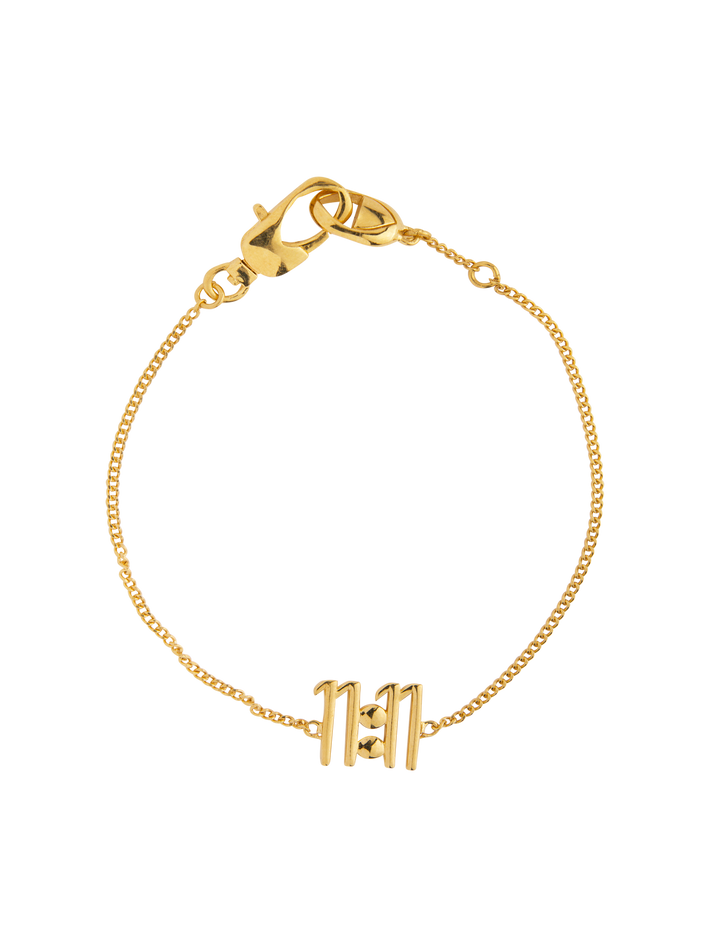 11:11 yellow gold bracelet
