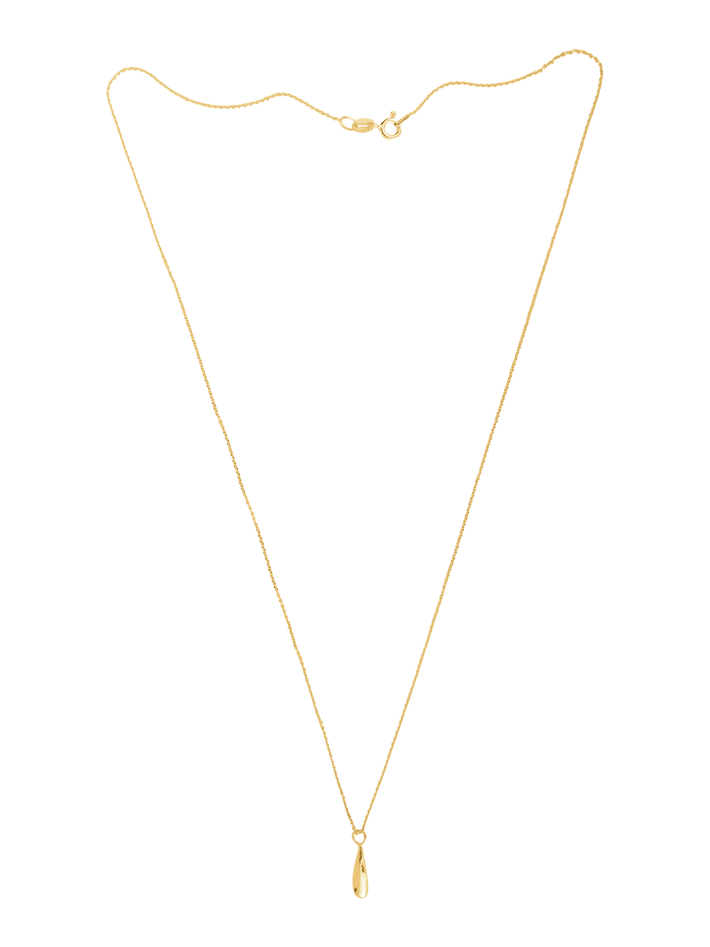 Tear necklace gold plated