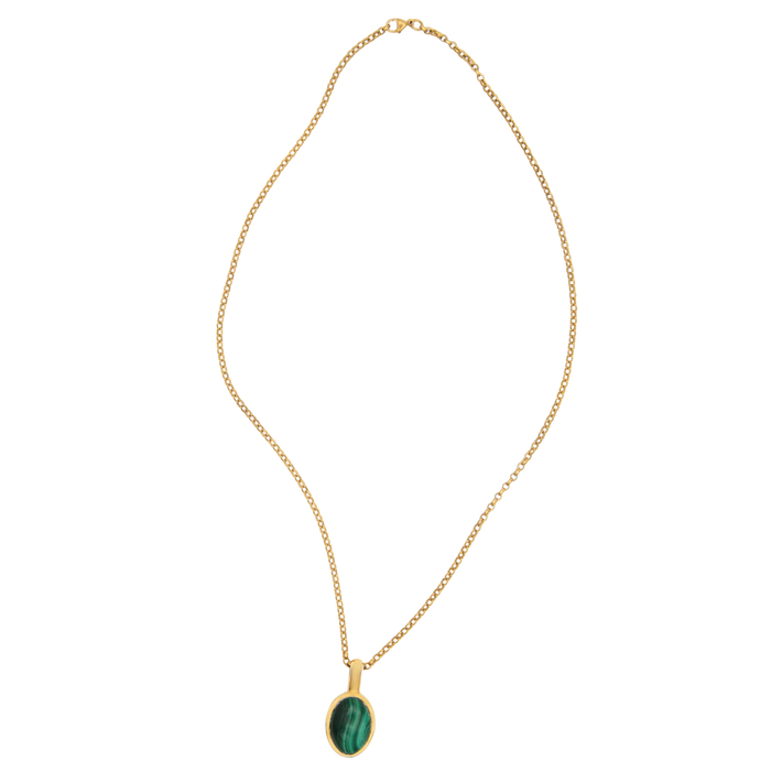 Figura necklace malachite
