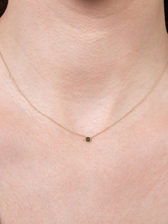 Baby Cab necklace jade
