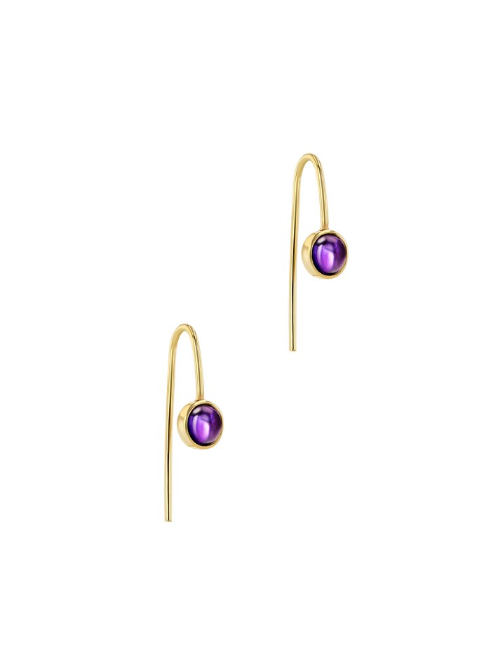 Cab slides amethyst