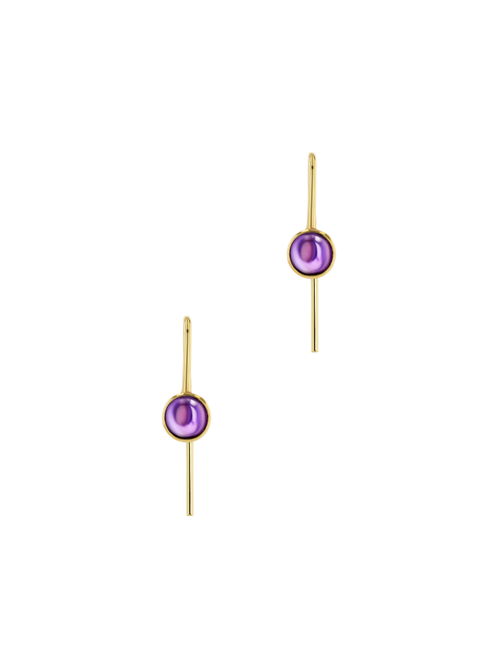 Cab slides amethyst