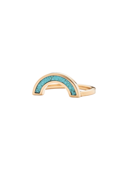 Rainbow turquoise ring photo