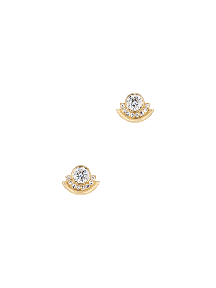 Arc studs - diamond