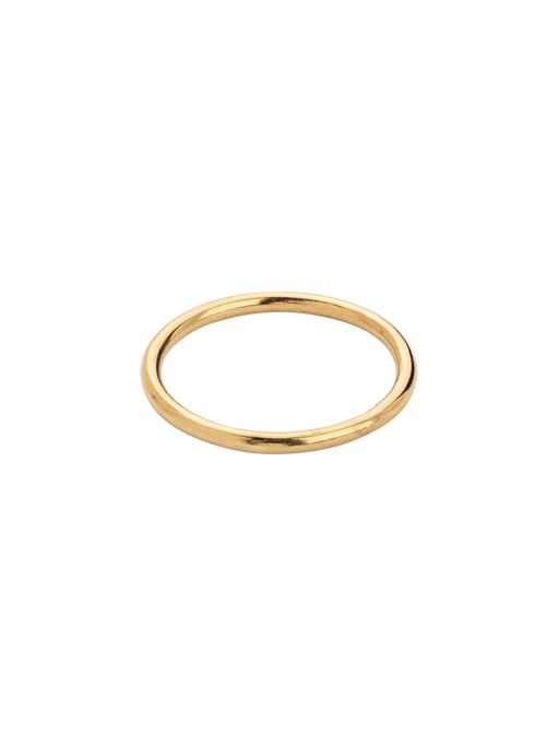 Simple chic gold halo ring photo