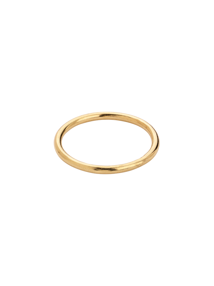 Simple chic gold halo ring