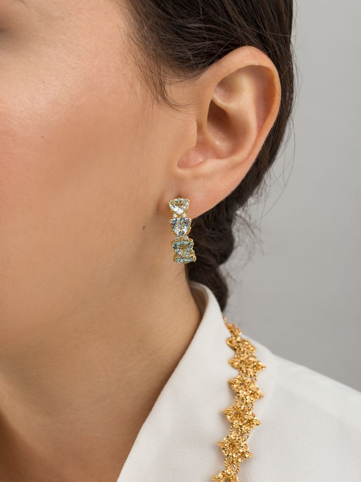 Mirabilia acqua earrings