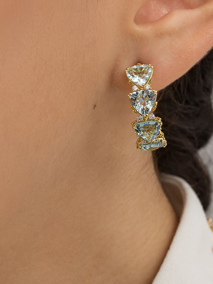 Mirabilia acqua earrings
