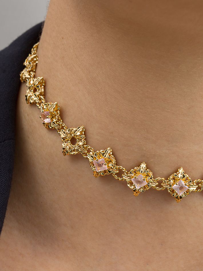 Allegorie blossom short necklace