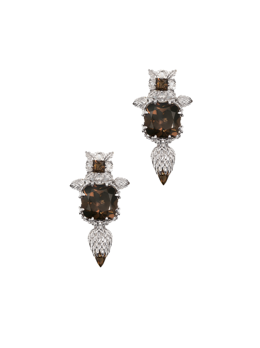 Dendera Rhodium earrings photo