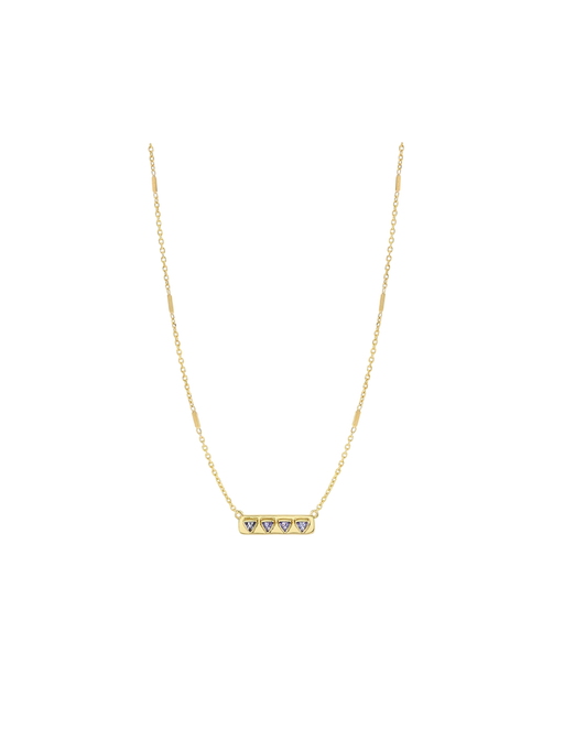 Bar Necklace in Tanzanite photo