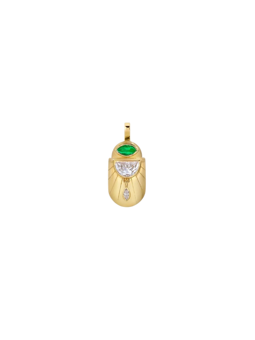 Emerald Scarab pendant  photo