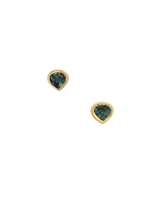 Sapphire Droplet Studs photo