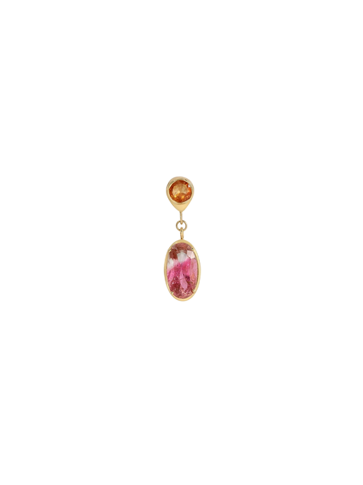 Little Gem Earring in Sapphire & Tourmaline photo