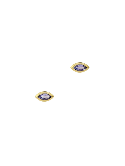 Eye Studs in Tanzanite photo