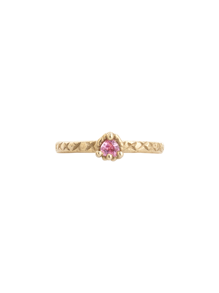 Pink sweetheart ring