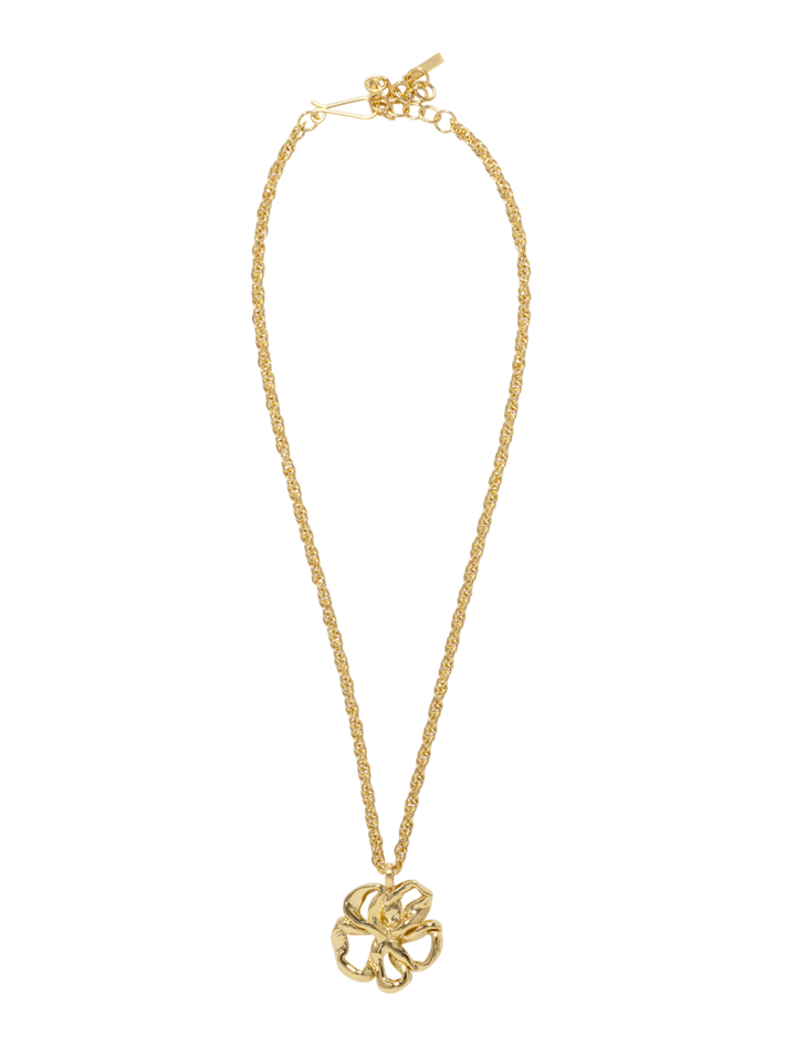 The past within the present - recycled gold vermeil pendant