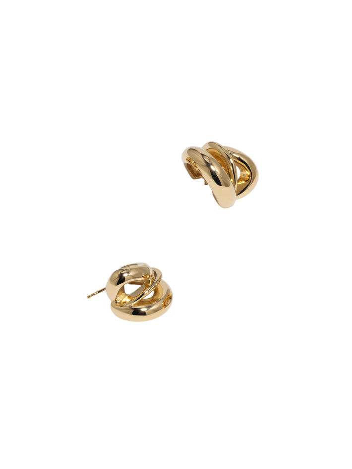 Dollop - gold vermeil earrings