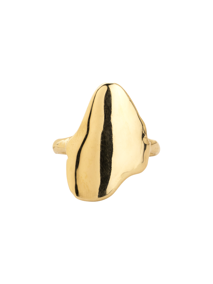 Dripping gold ring
