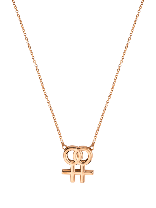 Lesbian symbol necklace photo