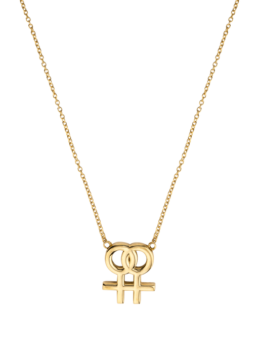 Lesbian symbol necklace photo