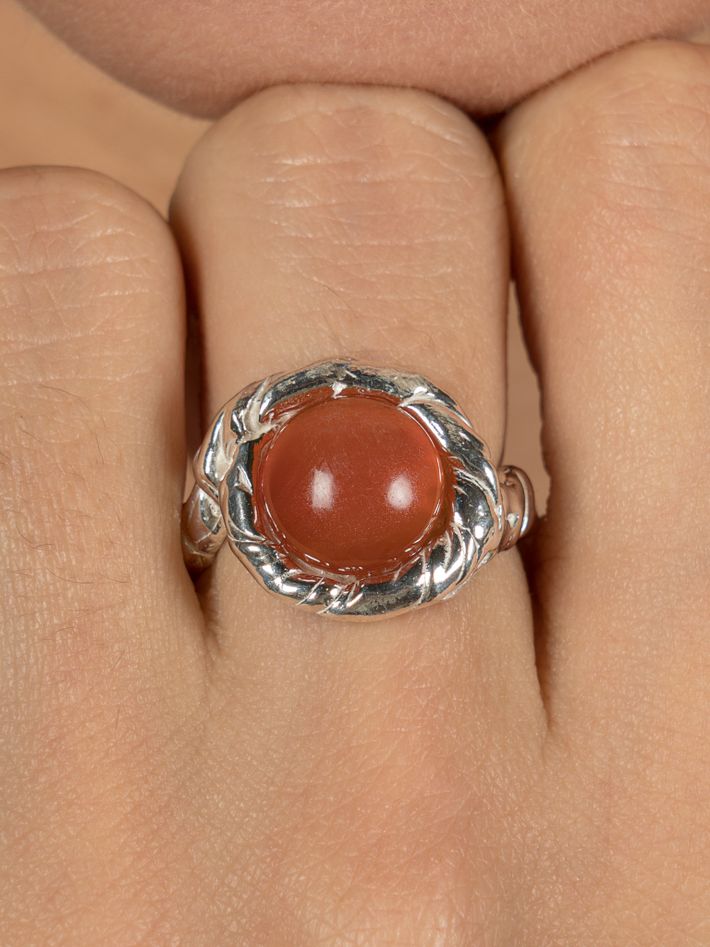 Lago carnelian ring