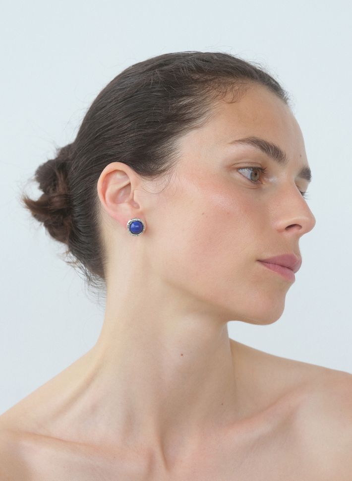 Lulu lapis earrings