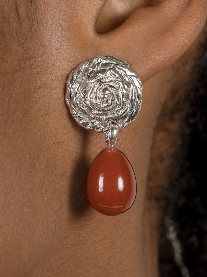 Breton carnelian earrings
