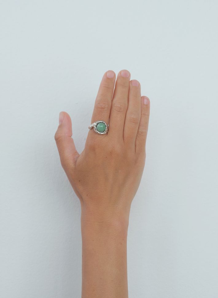 Lago aventurine ring