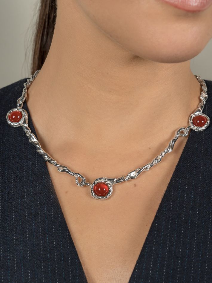 Lago carnelian necklace