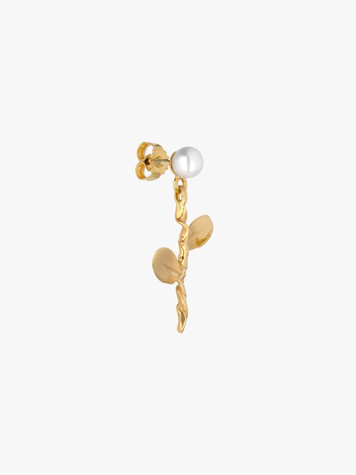 Claude akoya pearl earring