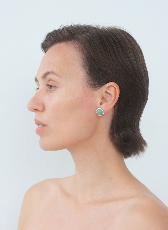 Lulu aventurine earrings