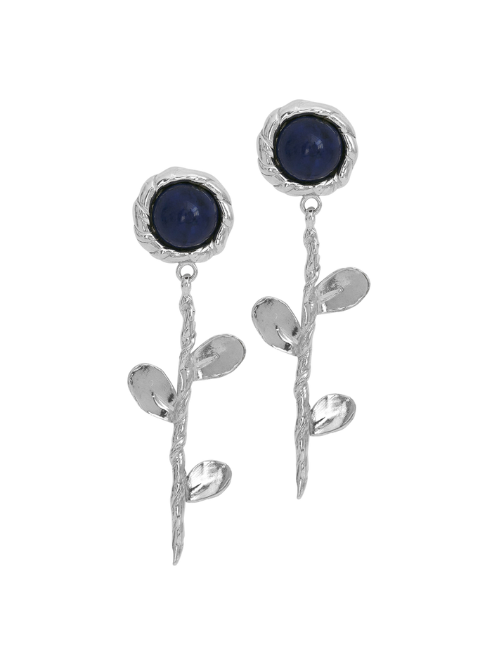 Viola lapis earring