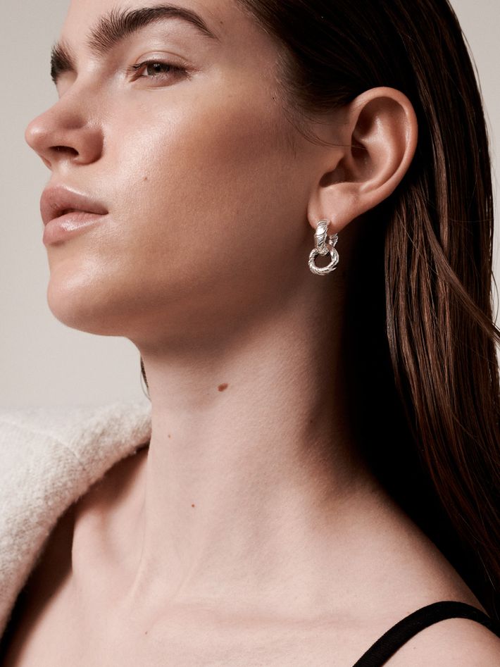 Element hoop earrings