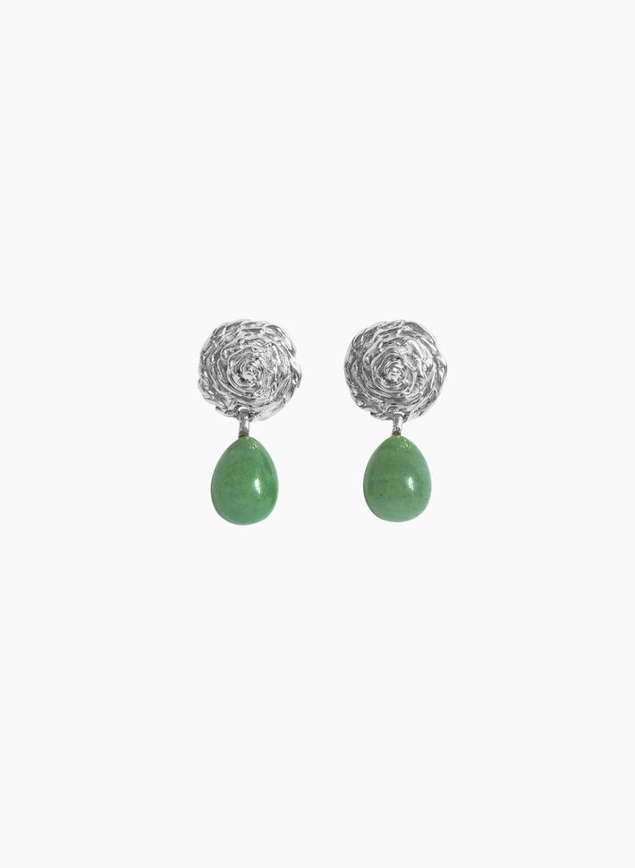 Breton aventurine earrings