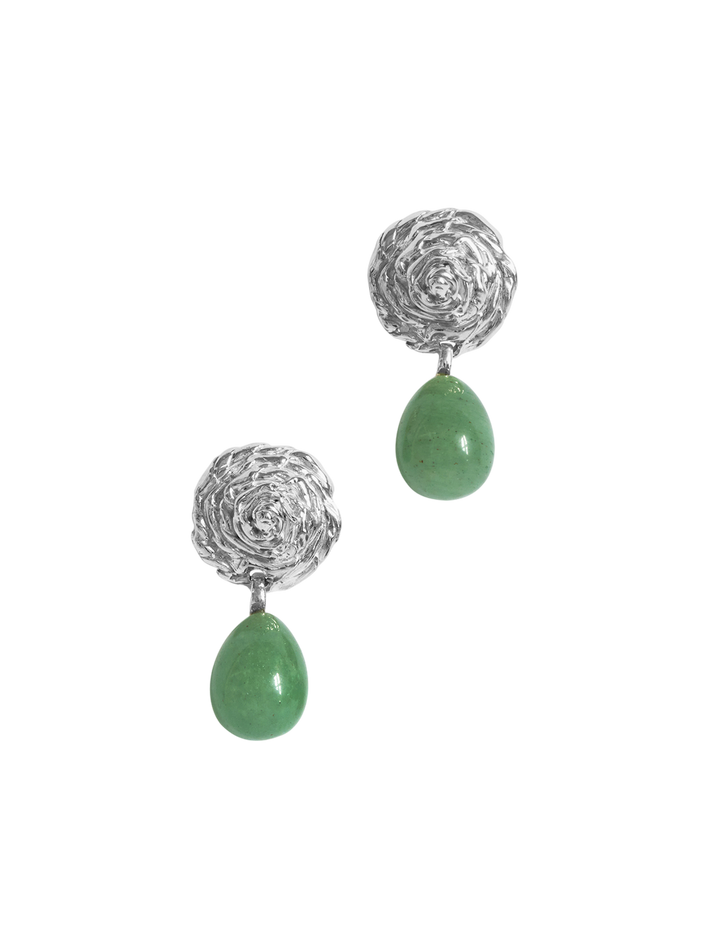 Breton aventurine earrings