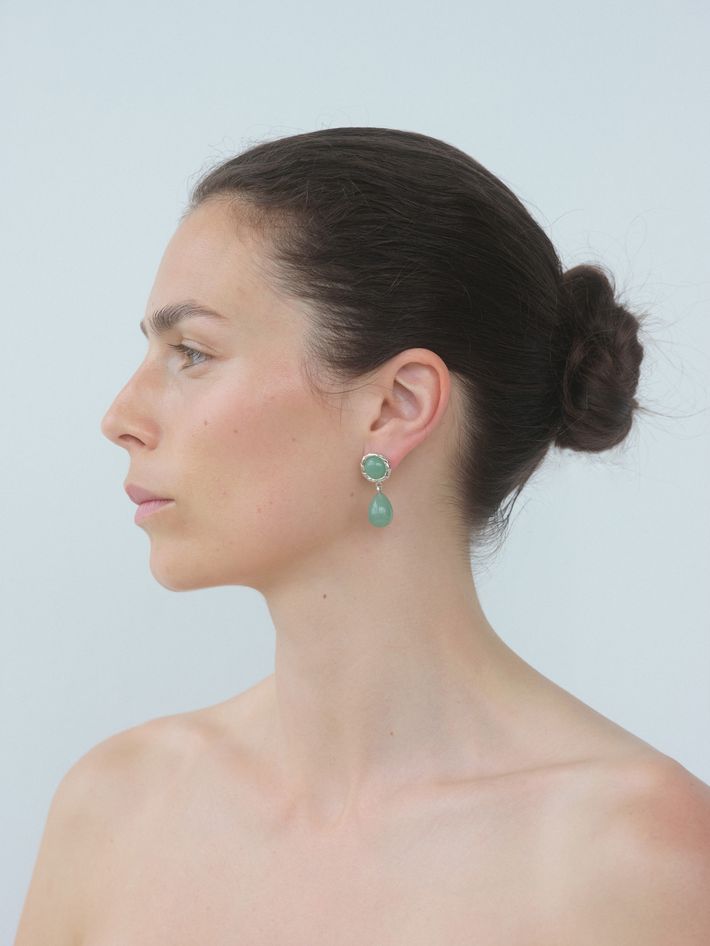 Emma aventurine earrings