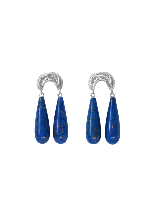 Duplet lapis earrings photo