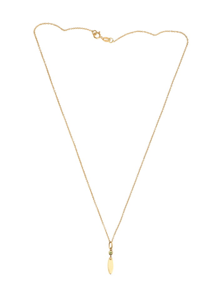 Jeanne amulet gold & peridot