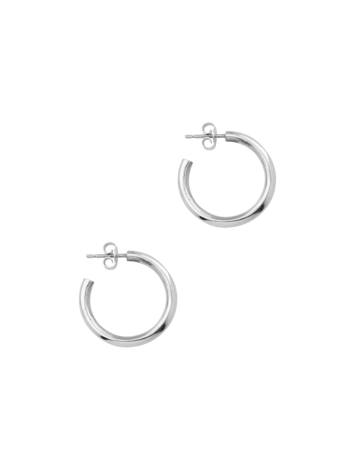 Floriane earrings silver polished