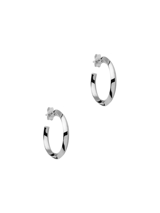 Margaux silver earrings polished photo