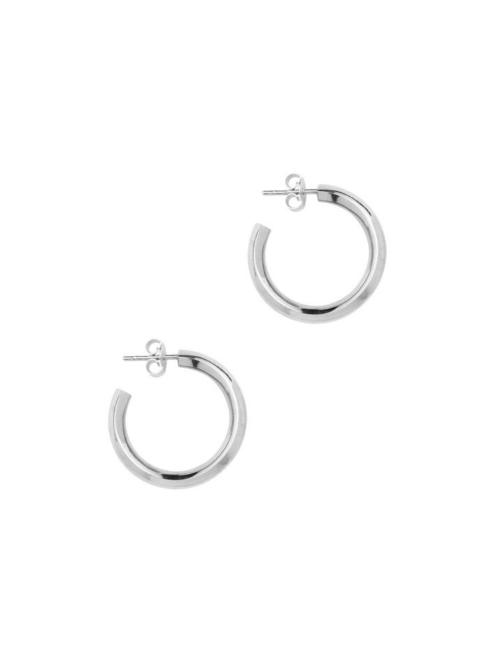 Margaux silver earrings polished